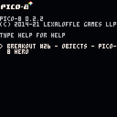 Breakout #26 - Objects - Pico-8 Hero