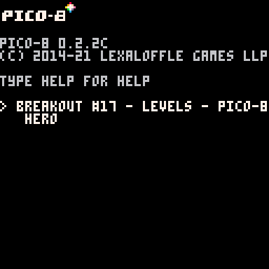 Breakout #17 - Levels - Pico-8 Hero