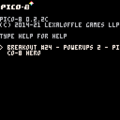 Breakout #24 - Powerups 2 - Pico-8 Hero