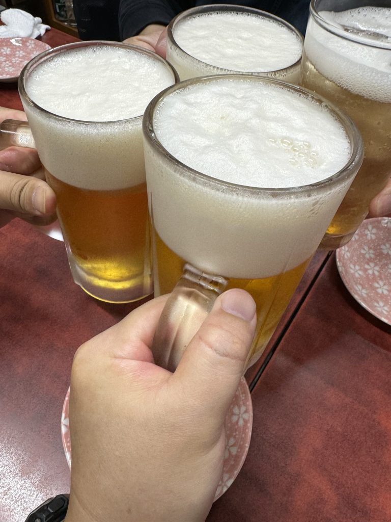 お待ちかねの乾杯！