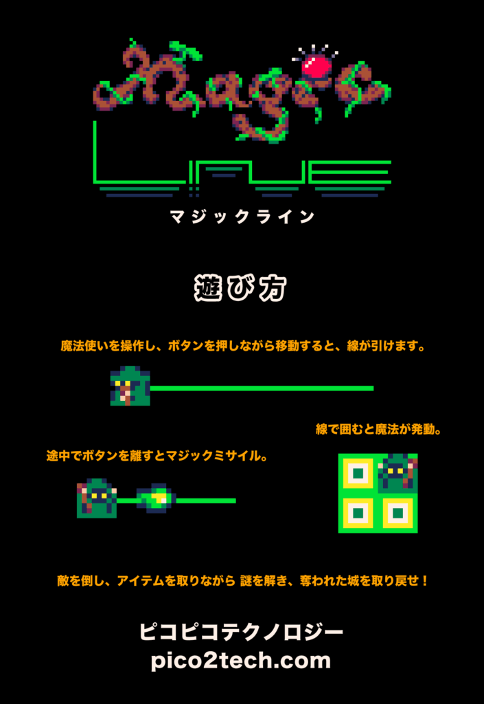 Magic Line インストカード風ポストカード