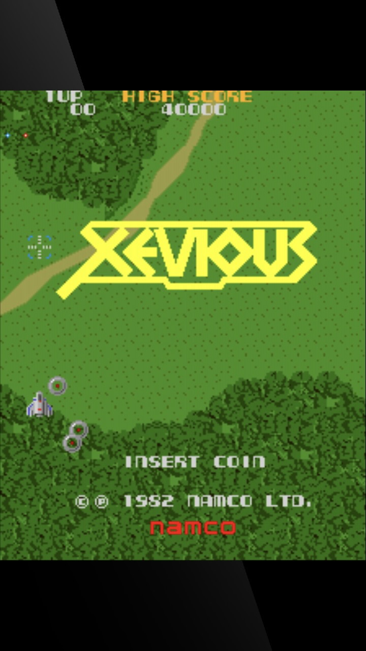 ゼビウス タイトル画面