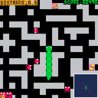 更新距離をリセット