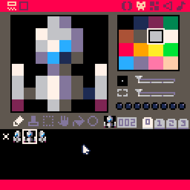 自機のパターン