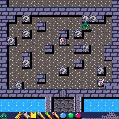 ？ブロックと破裂パーティクルのコリジョン